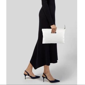 Balenciaga White Documents Clutch